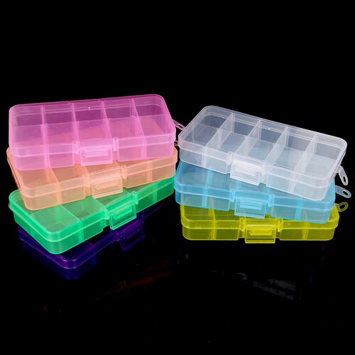 12.8x6.5x2.2cm Hot Sale DIY Best Organizer Storage Beads Box