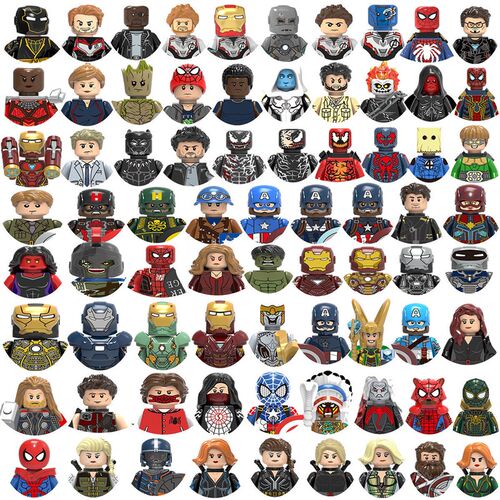 New Marvel Avengers Mini 3D Superhero Character Model Buildi