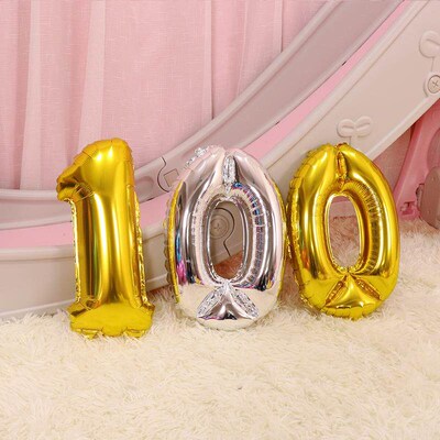 18inch Number Balloons Figure Birthday Decor Party Supplies