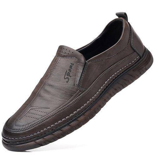 Leather Shoes 1 Slip-on Driving Casual Shoes Soft Surface So