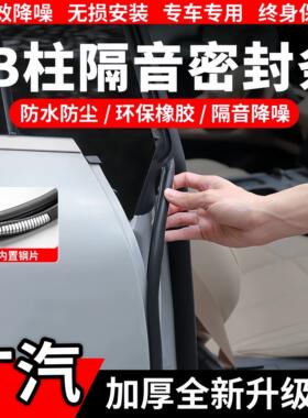 适配广汽埃安S-Y-LX-V-RT-GE3-GA3S-PLUS车门B柱C柱隔音密封条