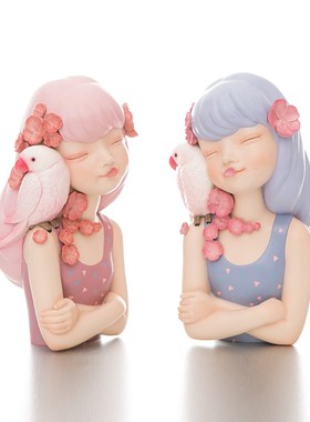 贾晓鸥可米生活国王花园创意半身雕塑艺术摆件装饰品