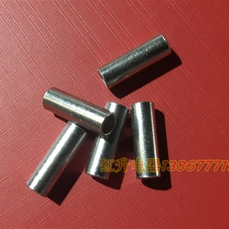 铜连接管  铜管GT  GT- 内径外径5长15 1000只/包厚度0.5,电子/电工,接线端子,淘宝优惠券,粉丝福利购,淘宝优惠卷