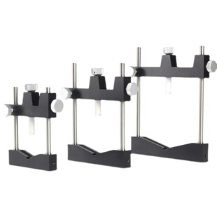 平凸透镜固定架光学镜片弹性夹持座V型槽对准可变尺寸透镜安装座