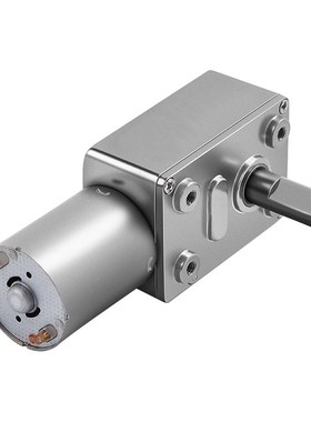 JGY370直流减速电机v2vv立盛电机低速大扭力蜗轮蜗杆小型马达