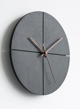 w屋ozoo现m准P000EMA5代简约挂美式挂钟客厅壁钟家用静音表装饰时