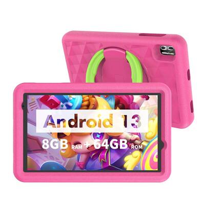 Kids Tablet 8 Inch, Android 13 Quad Core, 8GB(4+4expand)RAM+