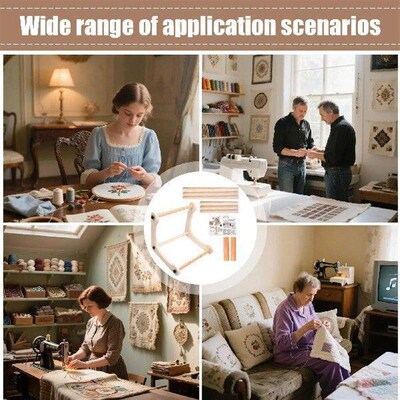 Embroidery Lap Stand Embroidery Scroll Frame Adjustable