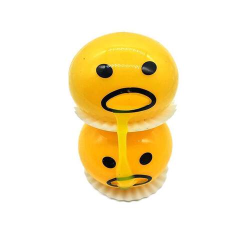 Halloween egg yolk vomiting squishy slime puking ball toys