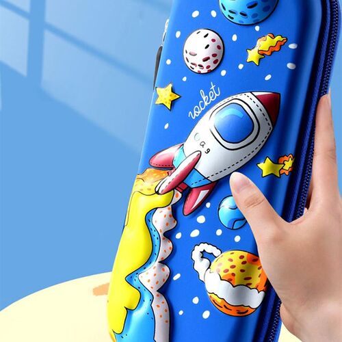 Large Capacity Pencil Case 2 Compartment Pouch Pen Bag Doubl