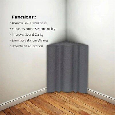 Top-2 Pack Bass Trap Acoustic Soundproof Foam Large Size
