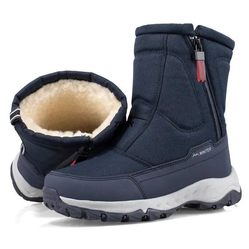 Waterproof Men Women Snow Boots High Top Ankle Winter Boots图片