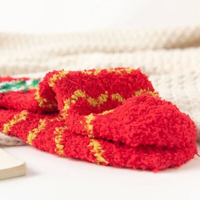 5Pairs/Set Warm Winter Socks Women Thicken Plus Cotton Socks