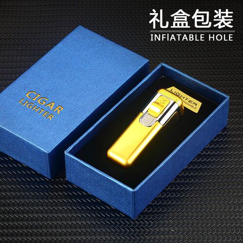 Windproof Cigar Torch Lighter Flame Smoking Accessories Tool