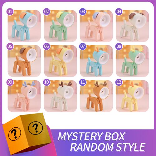 Mystery Box Mini Cute Toy Light Kids Gift Foldable Multifunc