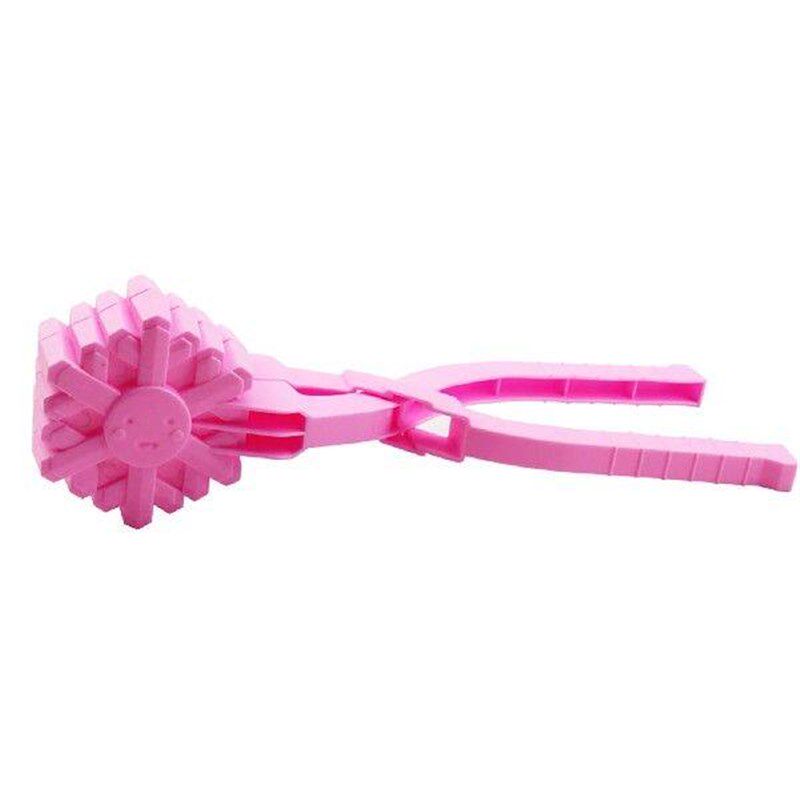 Snowflake Shape Snow Clipper with Handle Snowball Pliers - 实物图