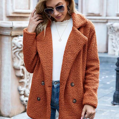 2023 Autumn Teddy Coat Women  Faux Fur Coat Female Thick