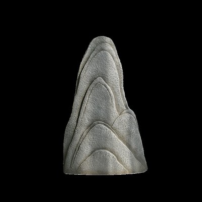 中式玻璃钢仿真石头片石楼梯装饰假山庭院园林造景假山石摆件景观