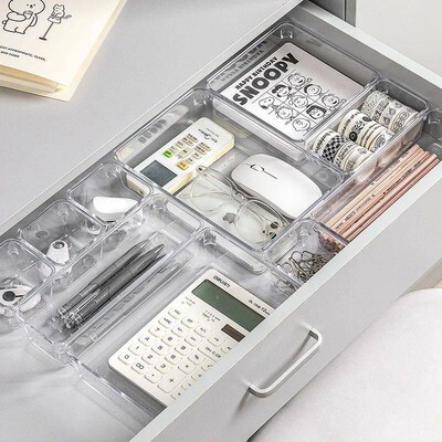 Acrylic Organizer Drawer Storage Box Makeup Organizer Clear