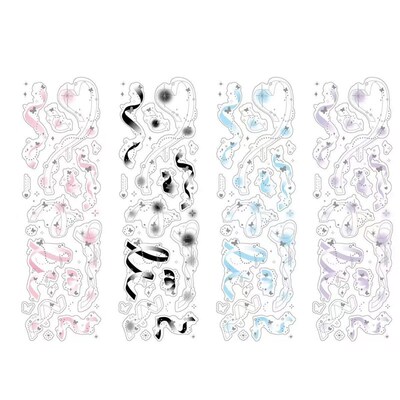 Colorful Ribbon Holographic Laser ers Diy Scraping Kawaii De