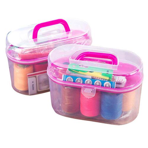 Home Portable Sewing Kit Set Practical Thimble Cross Stitch