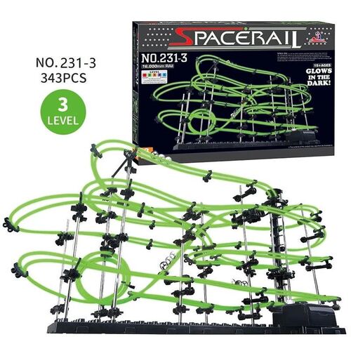 Marble Run Maze Race Track Games Luminous Spacerail Roller C