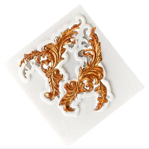 DIY Sugar Craft Frame Border silicone mold Scroll Relief Fon