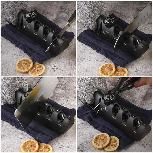 Knife Sharpener Angle 4 Stages Scissors Sharpening stone Pro