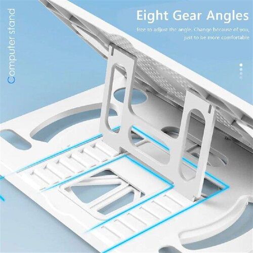 Note Stand with Handle Ergonomic Laptop Stand Riser 360