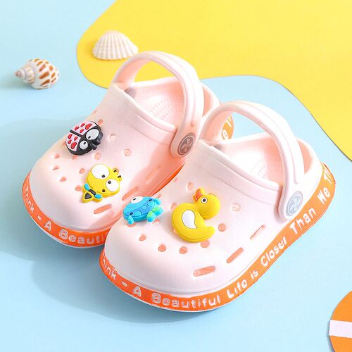 Summer Kids sandals Boys Girls Mules Cartoon baby Slippers F