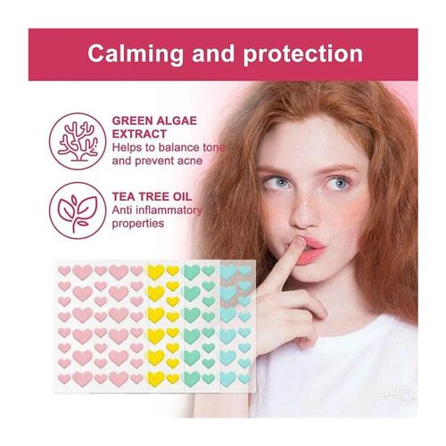 144PCS Star Pimple Patch Acne Colorful Invisible Acne Remova