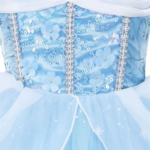 Cinderella Dress Kids Halloween Party Girls Princess