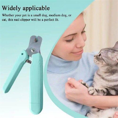 Cat Nail Clipper Quiet Pet Nail Clippers With LED Light