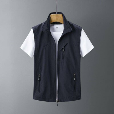 Vest Mens Outdoor Leisure Photography Fishing Vest Stand ll