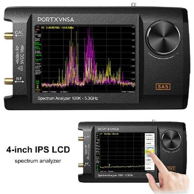 Handheld Spectrum Anslyzer 2-in-1 Signal Generator 4.0 Inch