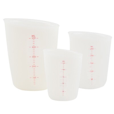 silicone measuring cup kitchen baking tool milliliters/ounce