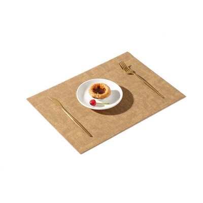 Faux Leather Heat Resistant Placemats table dinner place mat