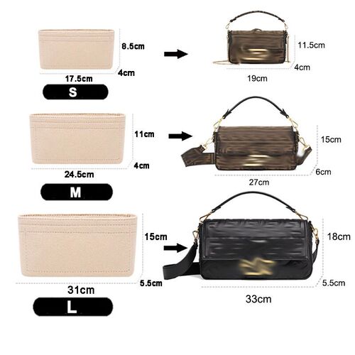 Felt Insert Bag Organizer, Makeup Organizers, Liner Perfect
