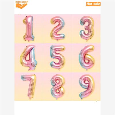32inch Number Balloon 0-9 Large Birthday Digital Balloons