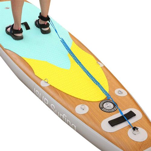 Coiled?Leash Leg Rope Kit 10 Feet Surfing Board Stand Up Pa