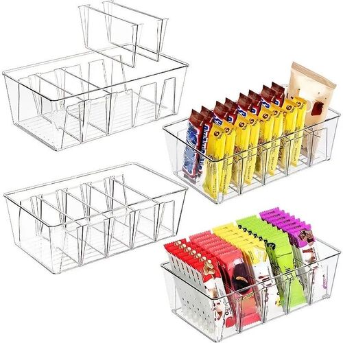 Refrigerator Organizer Bin Clear Plastic Food Storage Organi