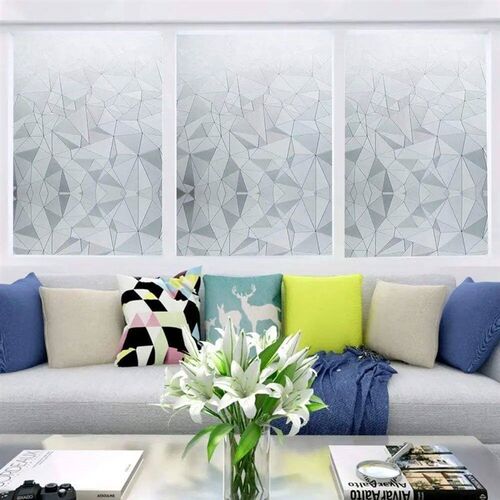 Window Privacy Film 3D No Glue Static Cling Window Films Pri