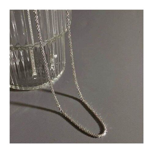 2023 New Popular Silver Colour Sparkling Clavicle Chain Chok