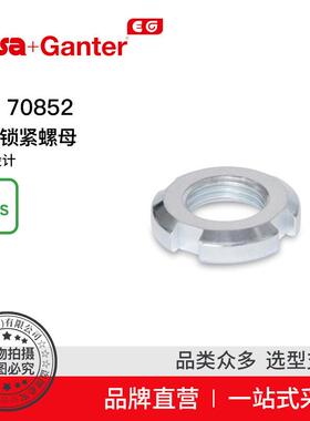 Elesa Ganter伊莉莎冈特 DIN 70852带槽锁紧螺母扁型设计