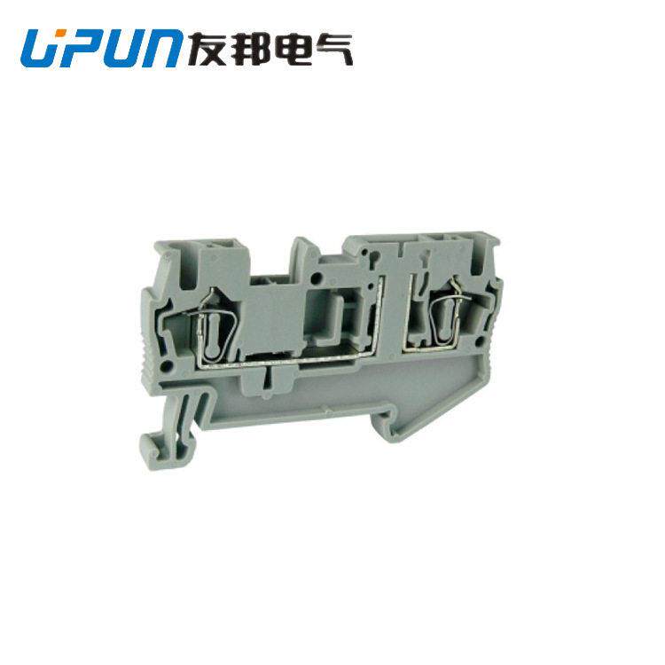 上海友邦电气UJ5-2.5FD系列分断型接线端子工业快速弹簧接线端子