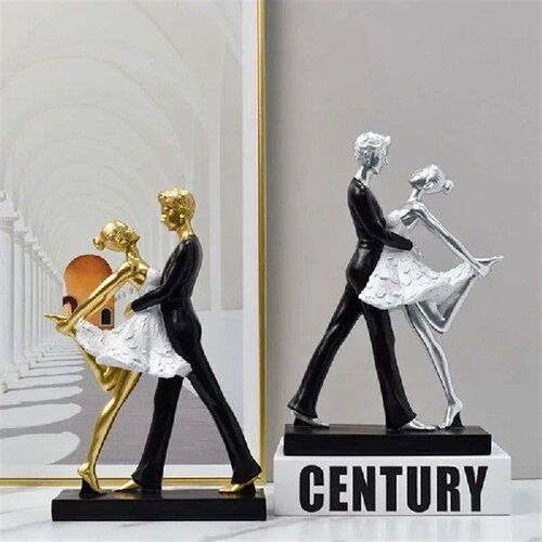 Resin Nordic Light Luxury Dance Girl Art Ballet Double
