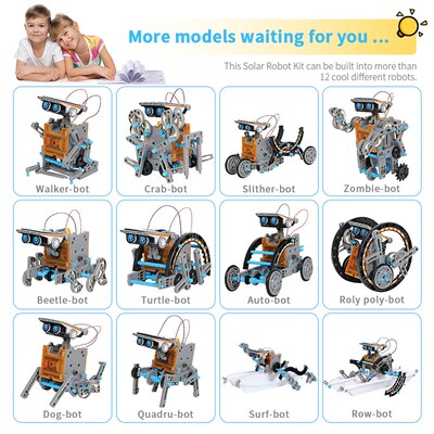 Stem Toys 13 In 1 Creative Educational Toys Solar Powered Ro