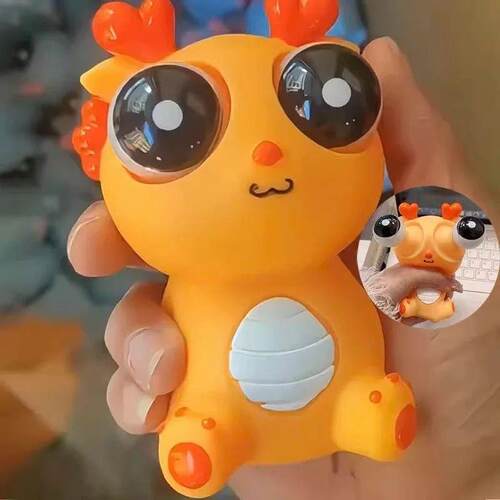 Creative Explosive Eye Dragon Dinosaur Decompression Toy Squ