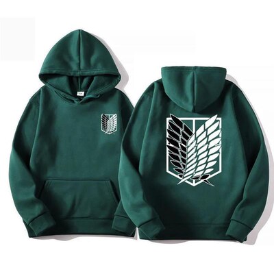 Attack on Titan Mens Hoodie Anime Hoodies Men Women Sre