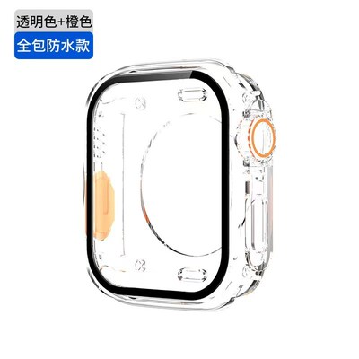 Tempered Glass+Case For Apple Watch Series 10 9 8 7 44mm 40m